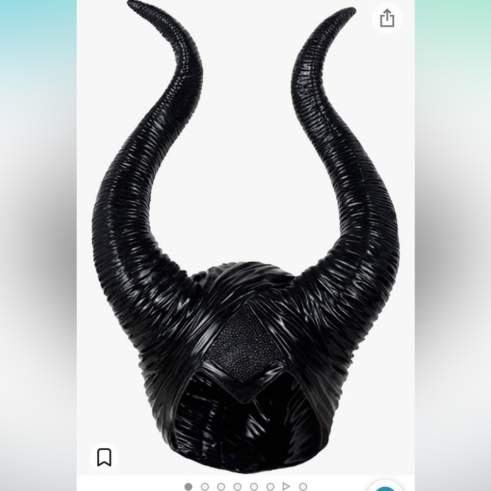 Latex maleficent horns